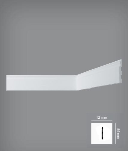 NF-85 lábazati díszléc 12x85 mm