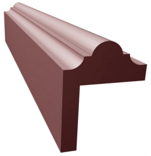 SV-04 saroktakaró polisztirol díszléc 6,5x5 cm