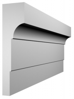 EKL-30 kültéri natúr díszléc 40x150 mm